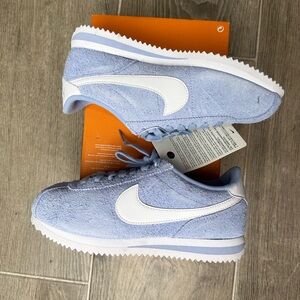 Blue Nike Cortez Shoes